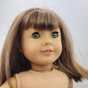 American Girl JLY #19 (??) Auburn Hair Bangs Green Eyes 18" Doll